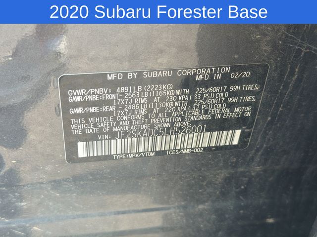 Thumbnail: 2020 Subaru Forester - 18