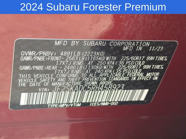 Thumbnail: 2024 Subaru Forester - 19