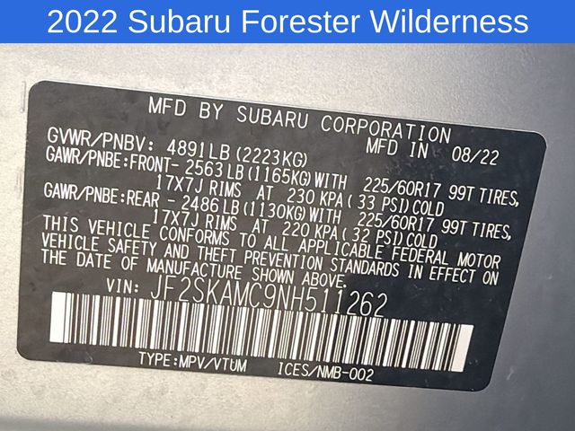 Thumbnail: 2022 Subaru Forester - 20