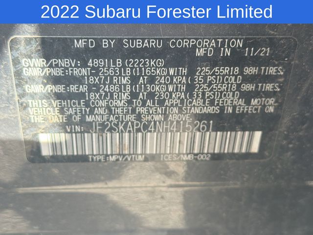 Thumbnail: 2022 Subaru Forester - 14