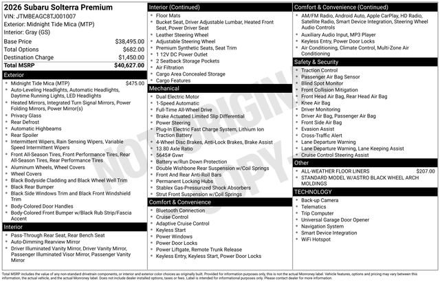 Thumbnail: 2026 Subaru Solterra - 15
