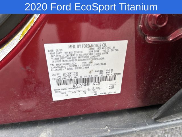 Thumbnail: 2020 Ford EcoSport - 19