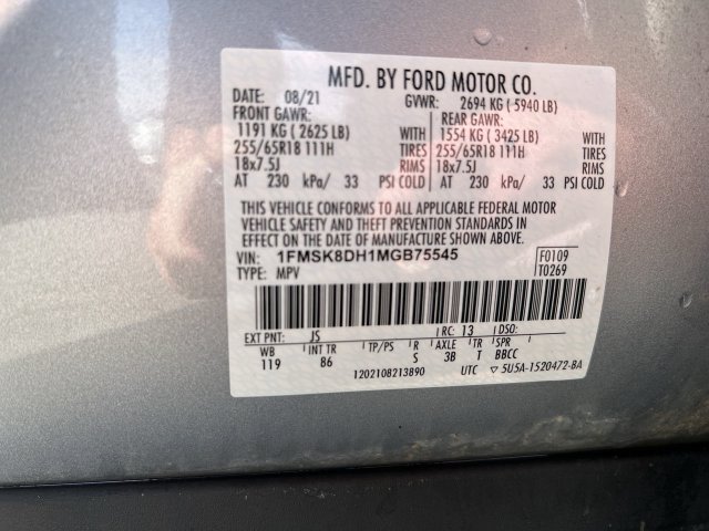 Thumbnail: 2021 Ford Explorer - 21