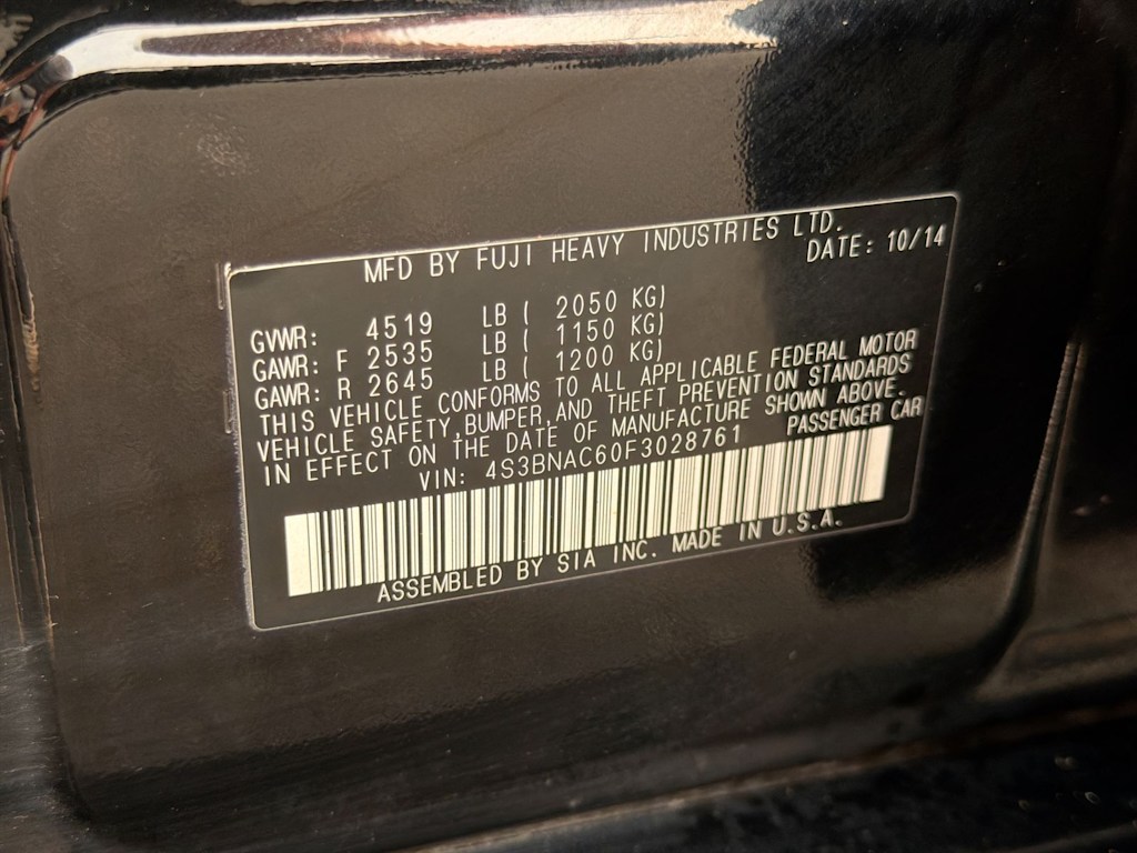 Thumbnail: 2015 Subaru Legacy - 19