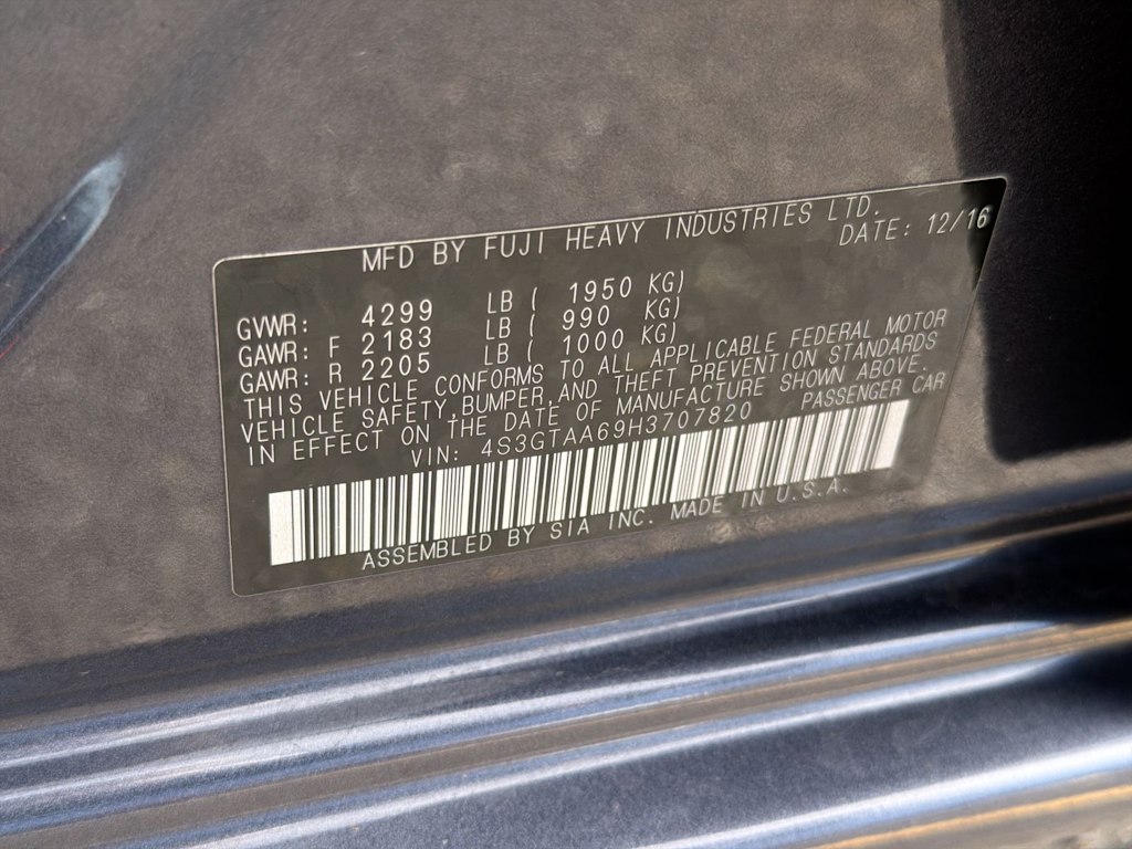 Thumbnail: 2017 Subaru Impreza - 17