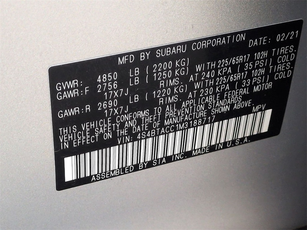 Thumbnail: 2021 Subaru Outback - 19