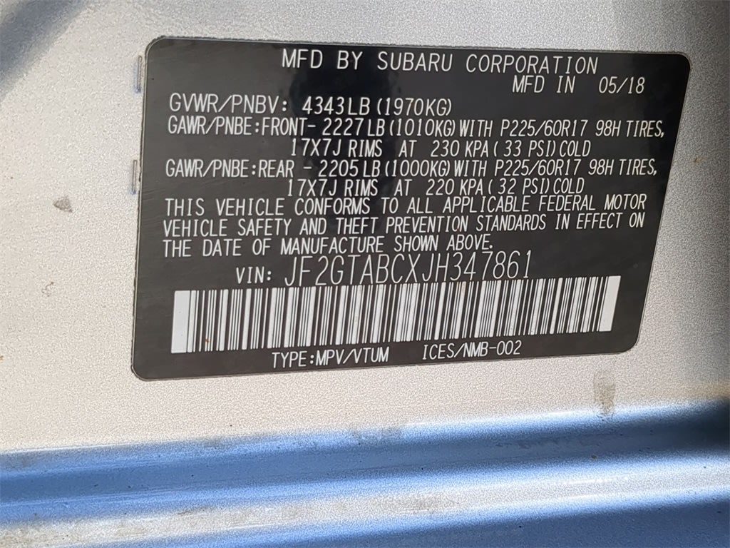 2018 Subaru Crosstrek Premium 18