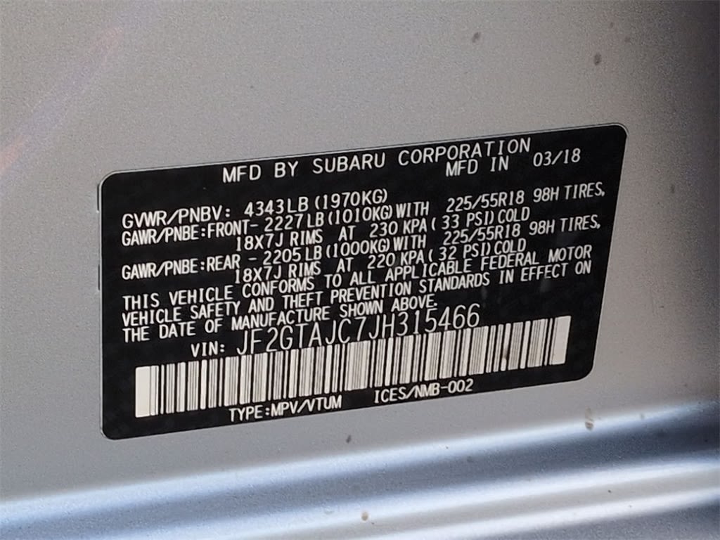 Thumbnail: 2018 Subaru Crosstrek - 18