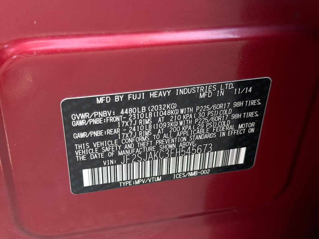 Thumbnail: 2015 Subaru Forester - 17