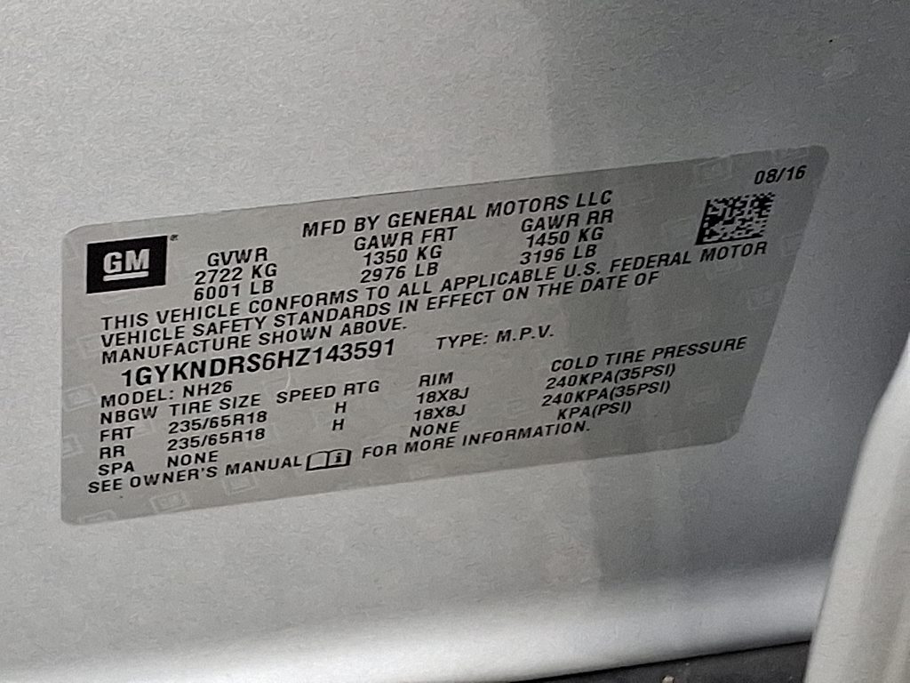 Thumbnail: 2017 Cadillac XT5 - 16