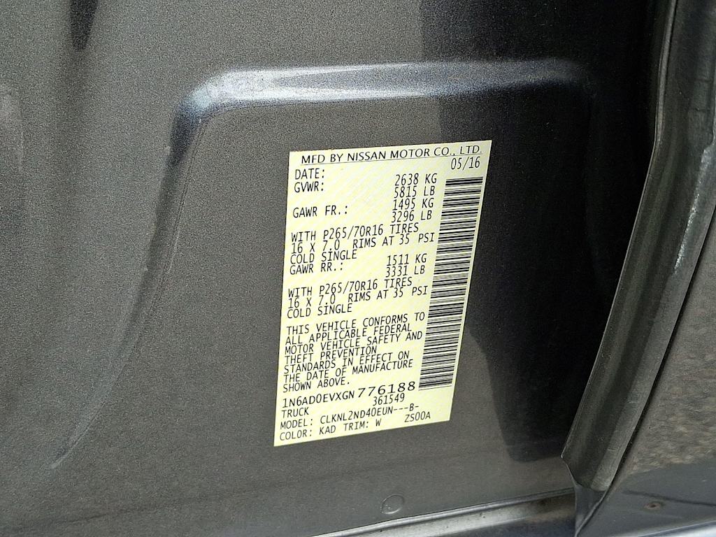 Thumbnail: 2016 Nissan Frontier - 16
