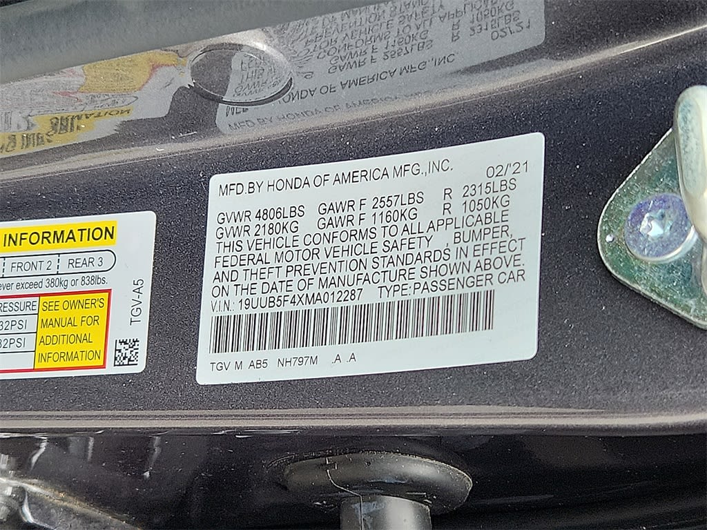 2021 Acura TLX Technology 15