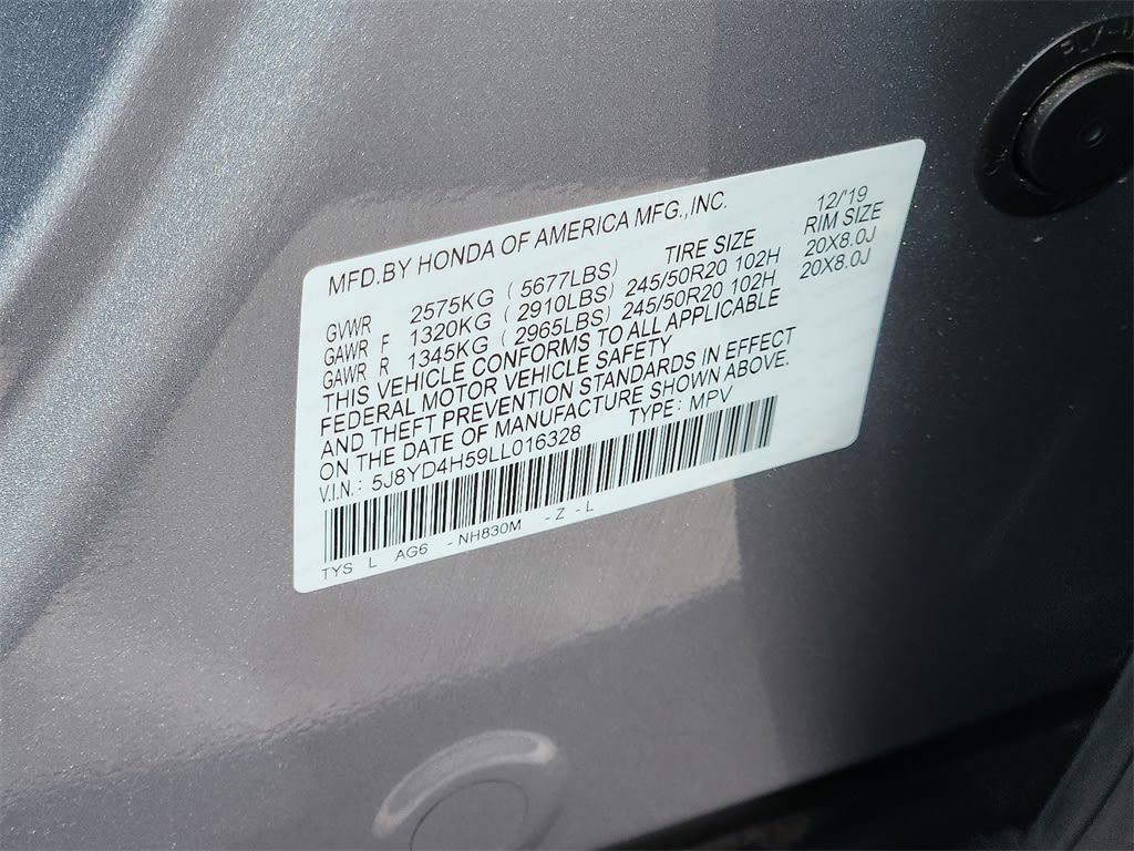 2020 Acura MDX Technology 27