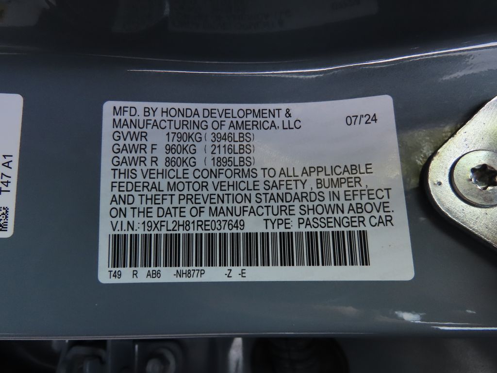 2024 Honda Civic Hatchback Sport - Photo 19