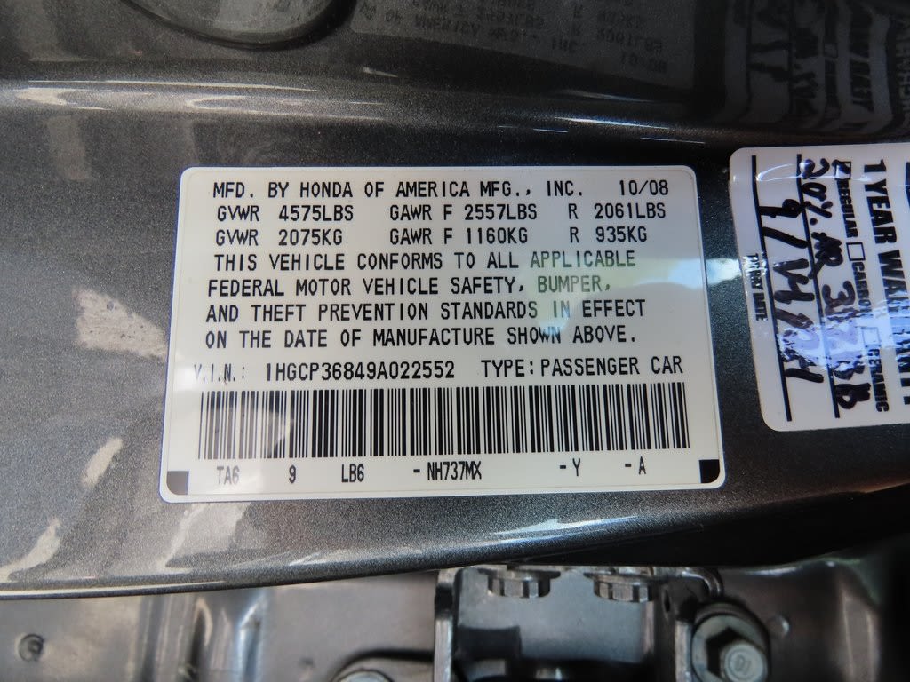2009 Honda Accord EX-L 19