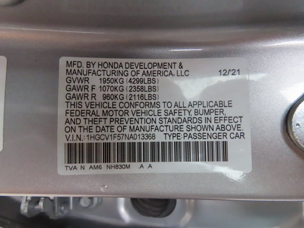 2022 Honda Accord EX-L 19