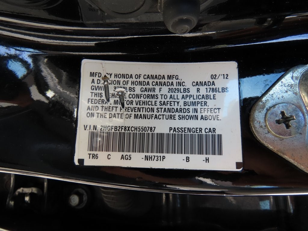 2012 Honda Civic EX 18