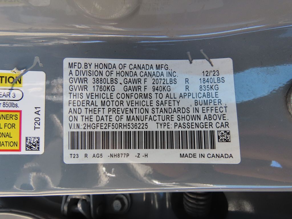 Thumbnail: 2024 Honda Civic - 26