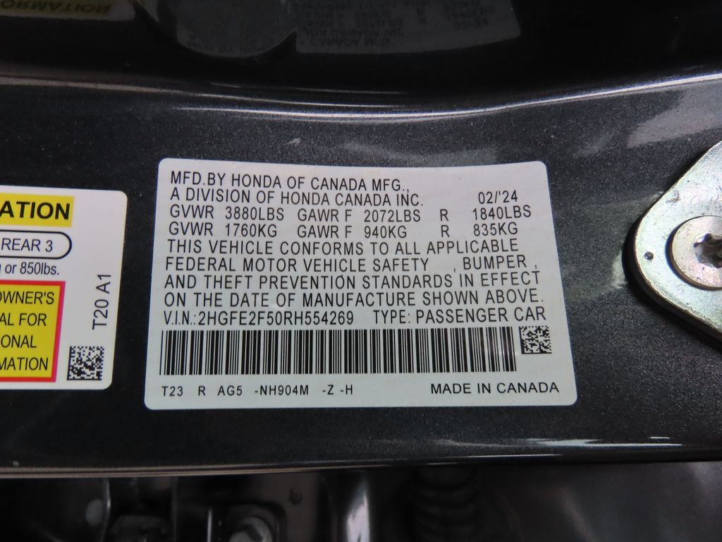 Thumbnail: 2024 Honda Civic - 16