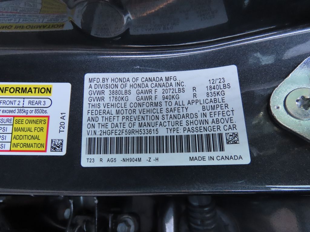 Thumbnail: 2024 Honda Civic - 20