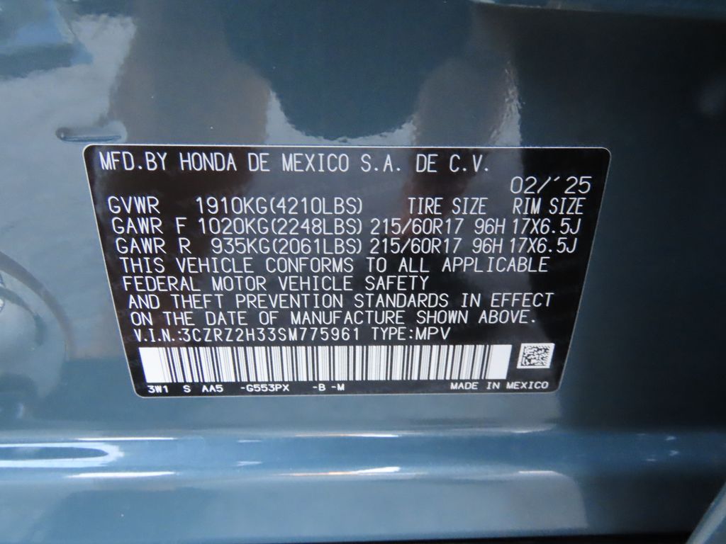Thumbnail: 2025 Honda HR-V - 19