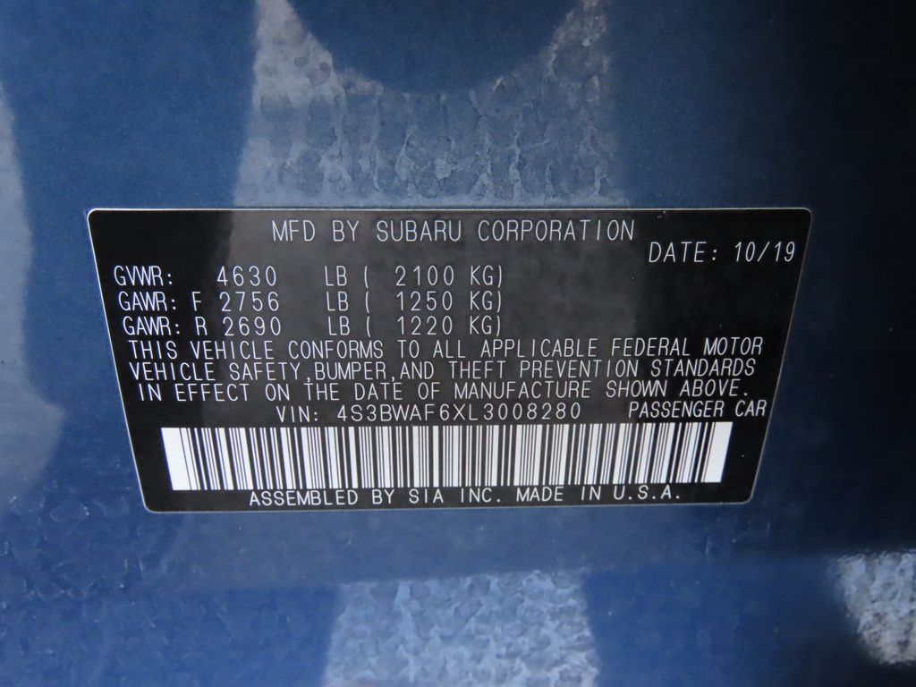 Thumbnail: 2020 Subaru Legacy - 20