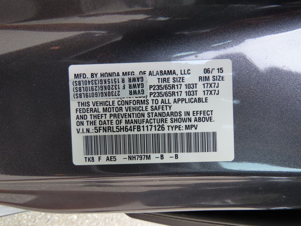 Thumbnail: 2015 Honda Odyssey - 17