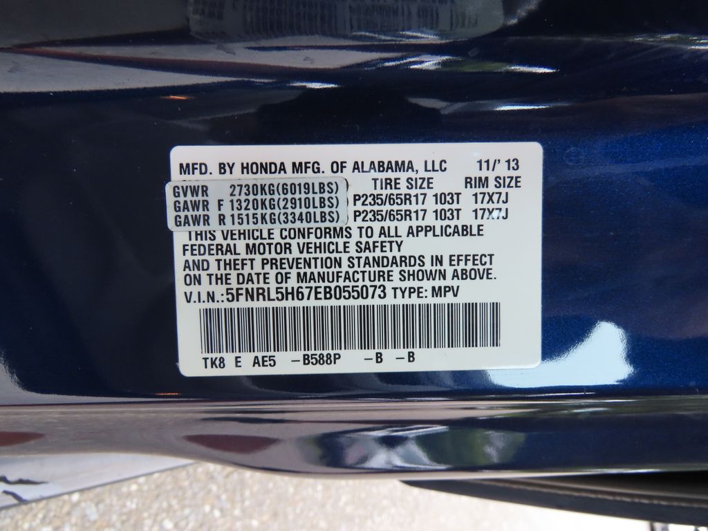 Thumbnail: 2014 Honda Odyssey - 20