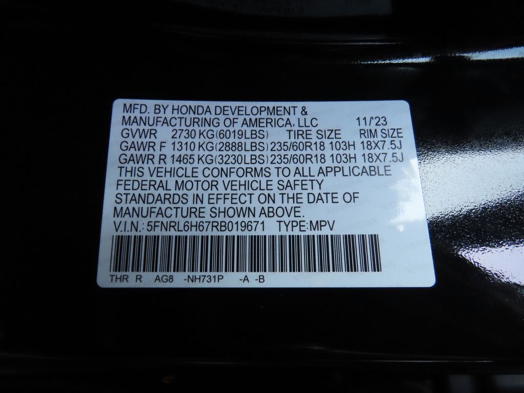 Thumbnail: 2024 Honda Odyssey - 19