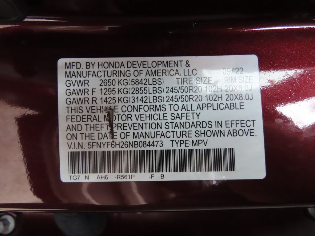 Thumbnail: 2022 Honda Pilot - 18