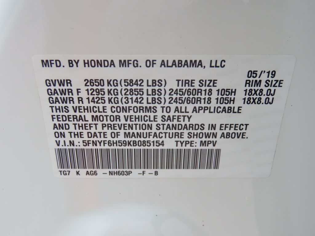 Thumbnail: 2019 Honda Pilot - 18