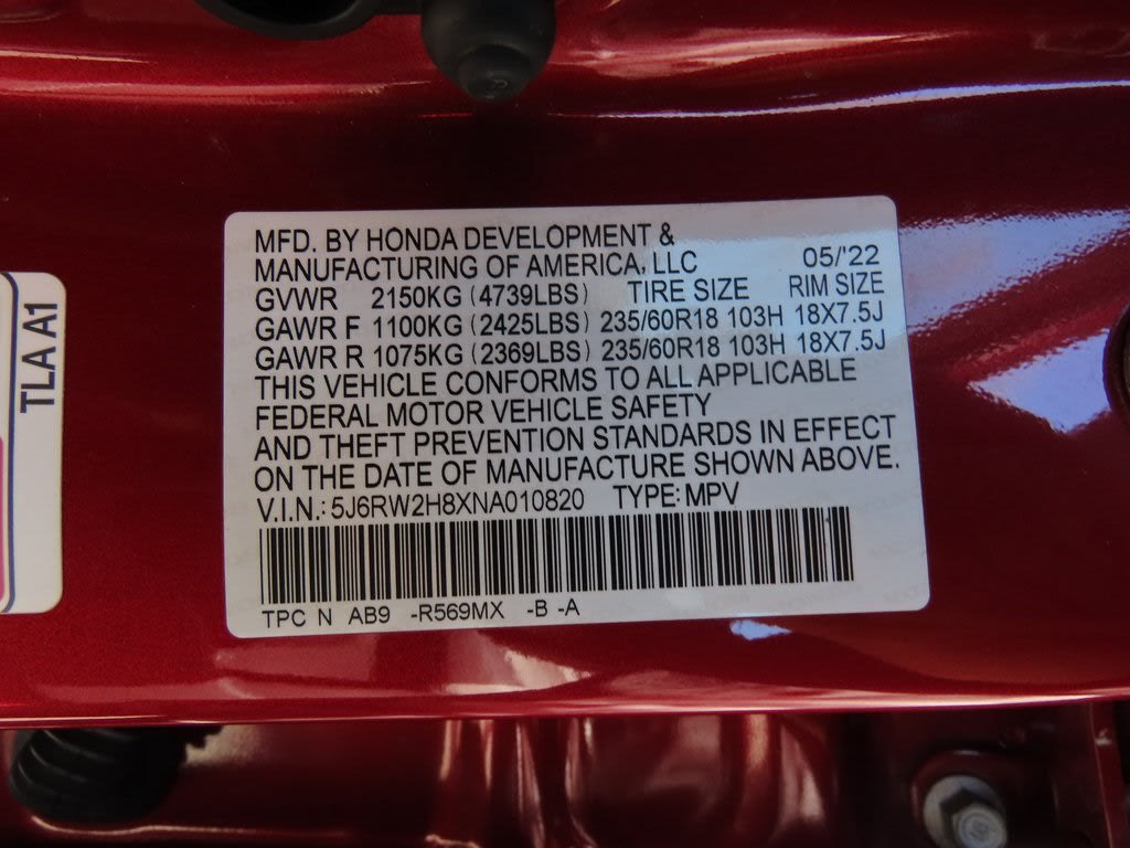 2022 Honda CR-V EX-L 19