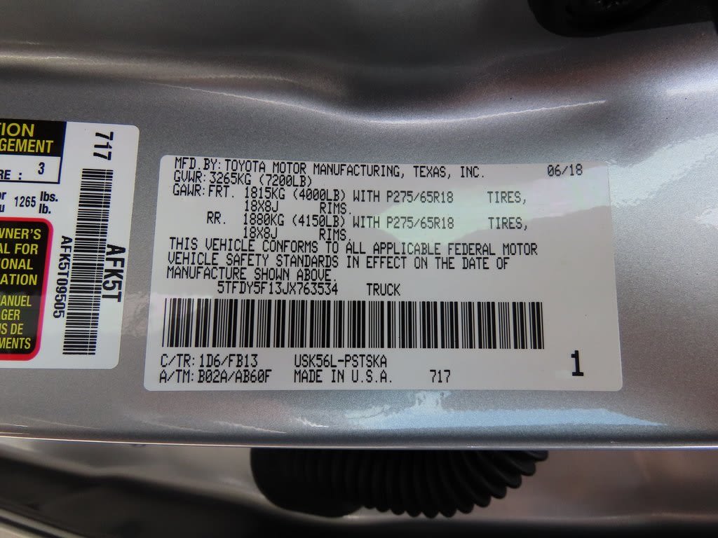2018 Toyota Tundra SR5 19