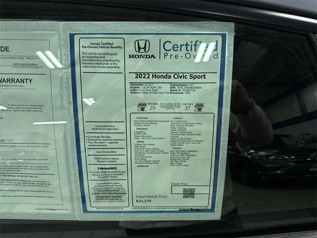 Thumbnail: 2022 Honda Civic - 18
