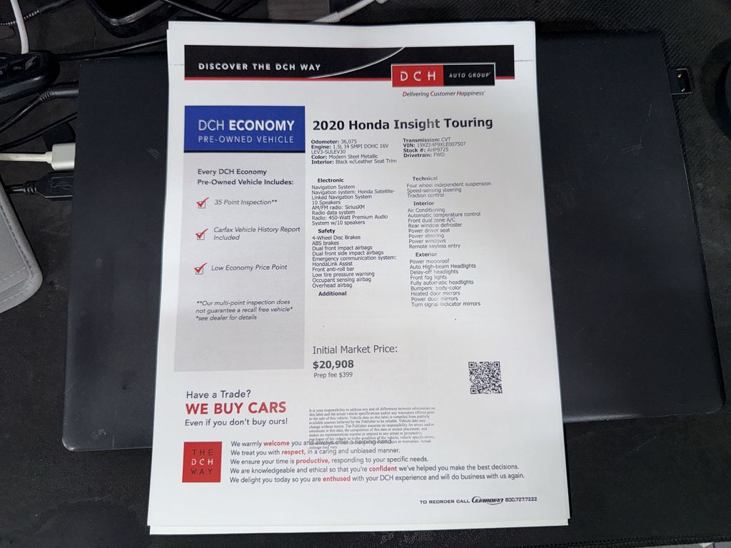 Thumbnail: 2020 Honda Insight - 19