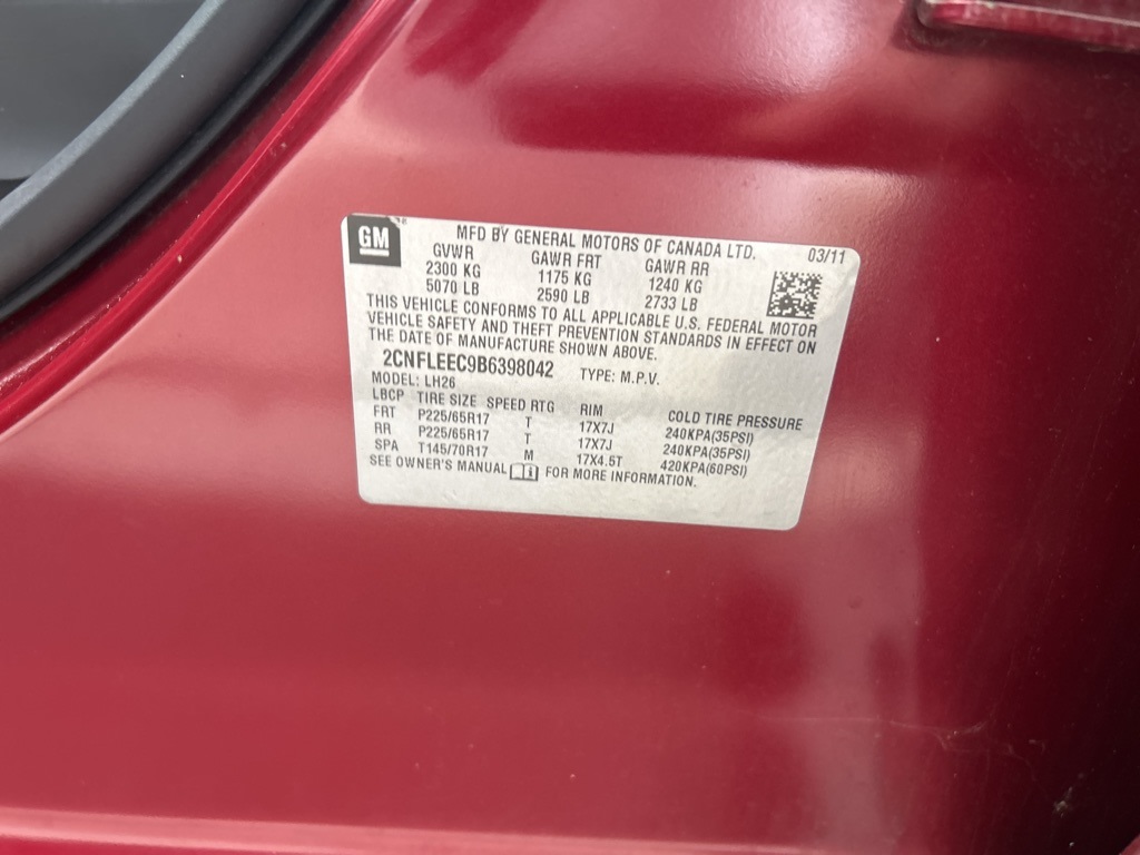 Thumbnail: 2011 Chevrolet Equinox - 13