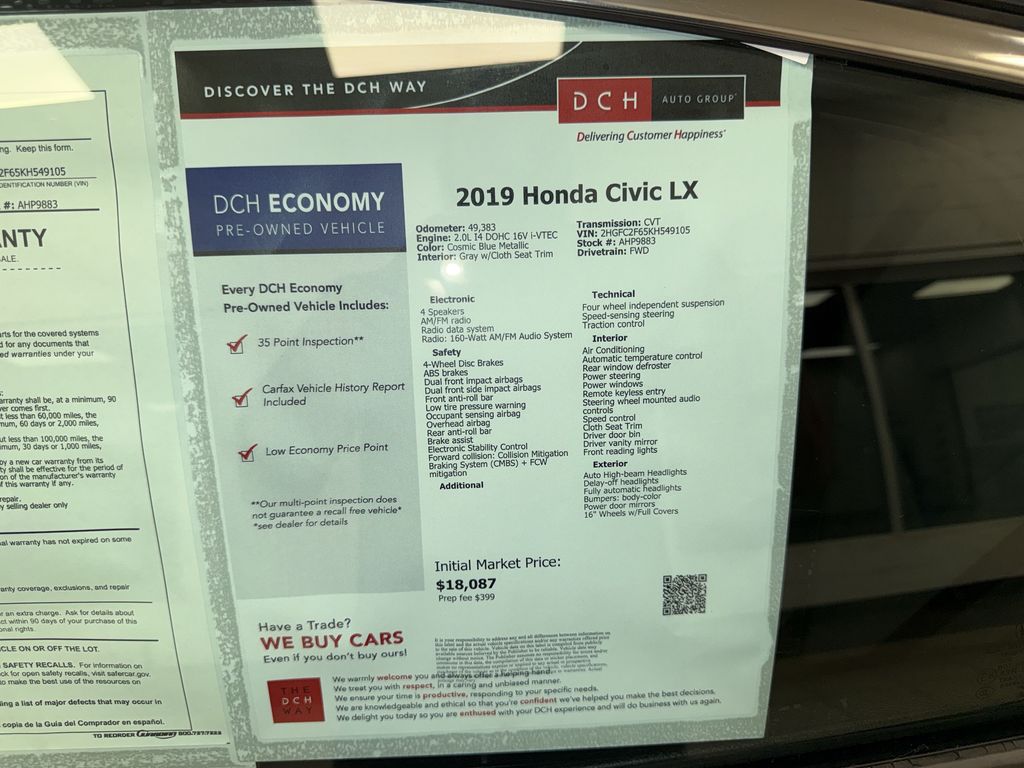 Thumbnail: 2019 Honda Civic - 17