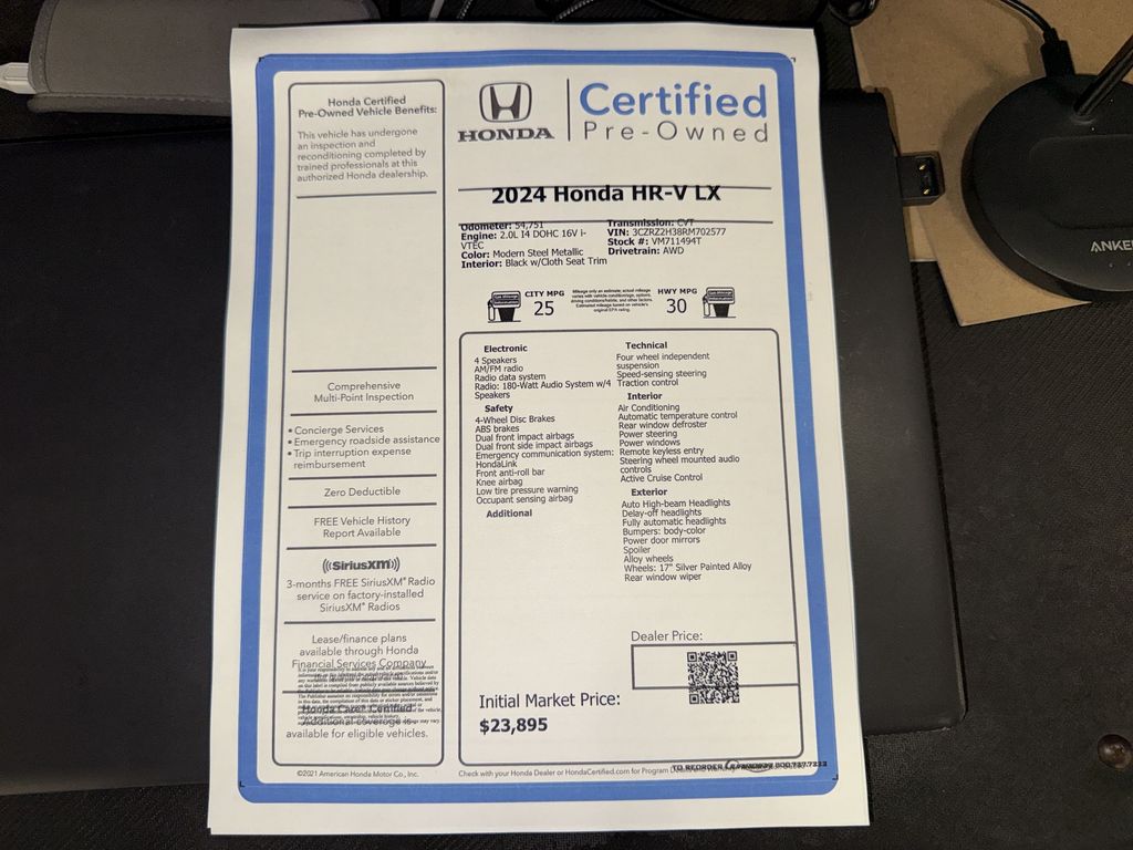 Thumbnail: 2024 Honda HR-V - 17