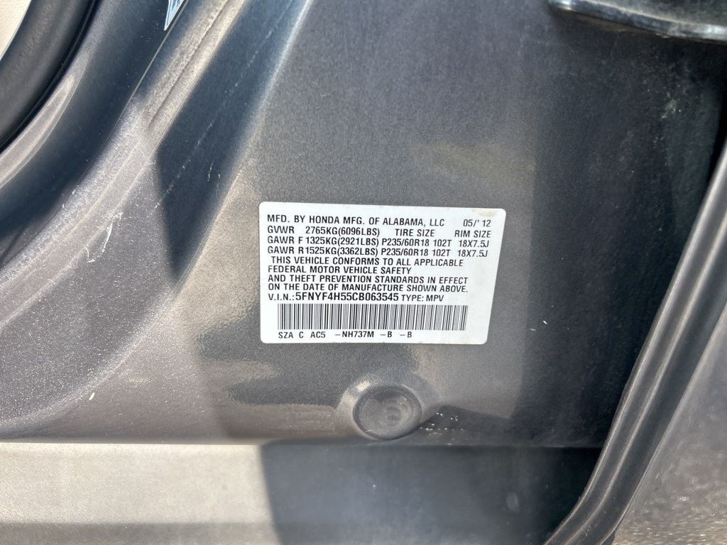 Thumbnail: 2012 Honda Pilot - 12