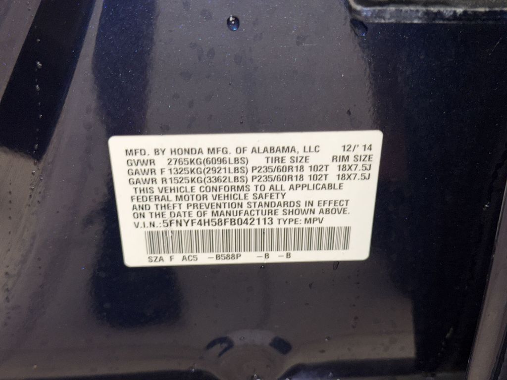 Thumbnail: 2015 Honda Pilot - 23