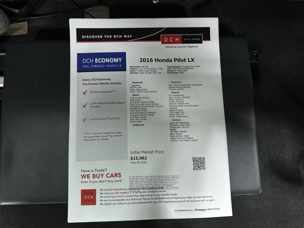 Thumbnail: 2016 Honda Pilot - 17