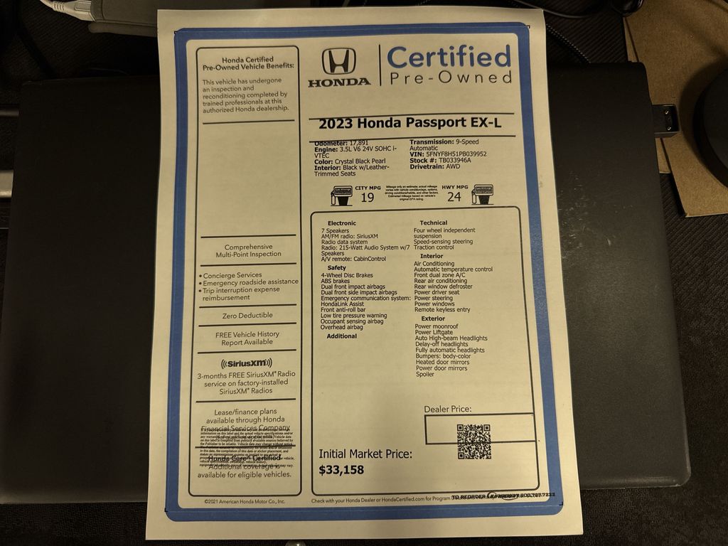 Thumbnail: 2023 Honda Passport - 17