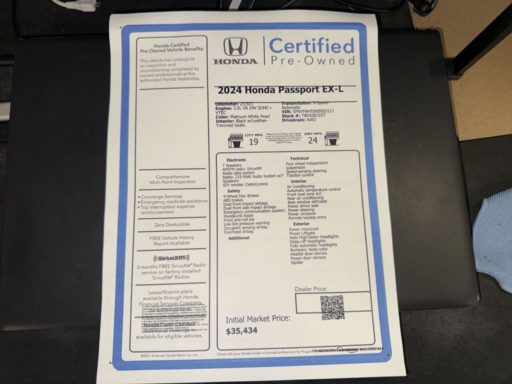 Thumbnail: 2024 Honda Passport - 18