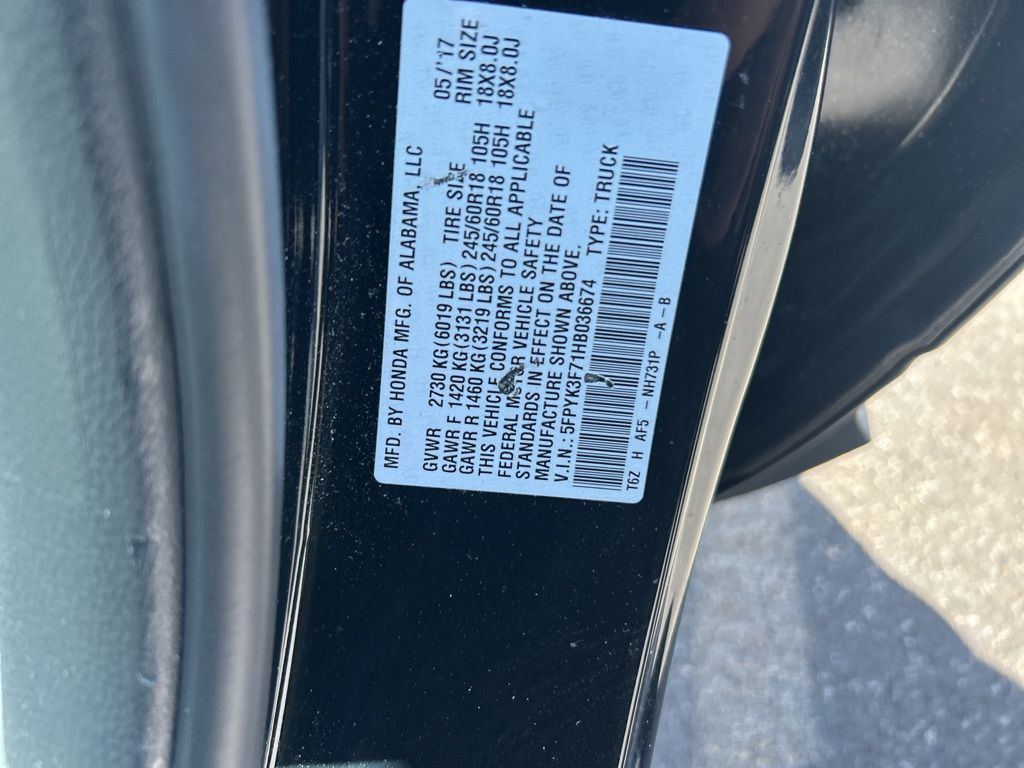 Thumbnail: 2017 Honda Ridgeline - 11