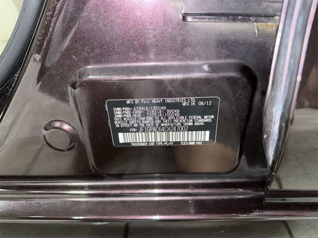2012 Subaru Impreza Premium 17