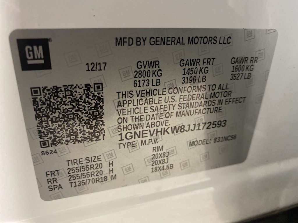 Thumbnail: 2018 Chevrolet Traverse - 16