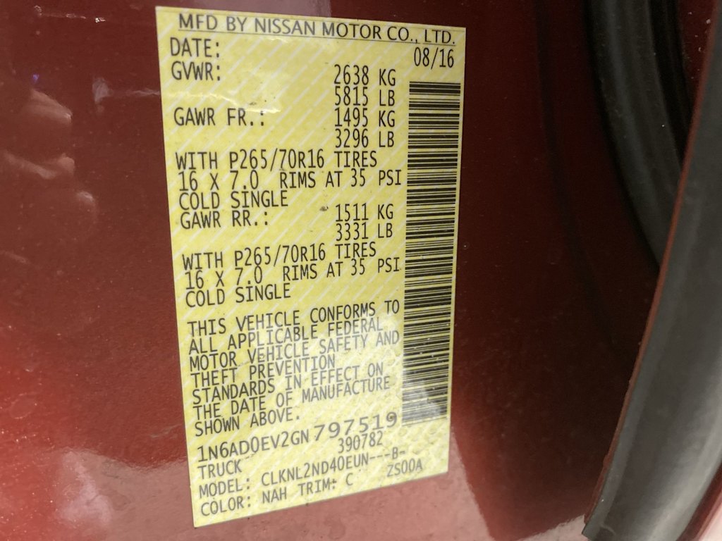 Thumbnail: 2016 Nissan Frontier - 19