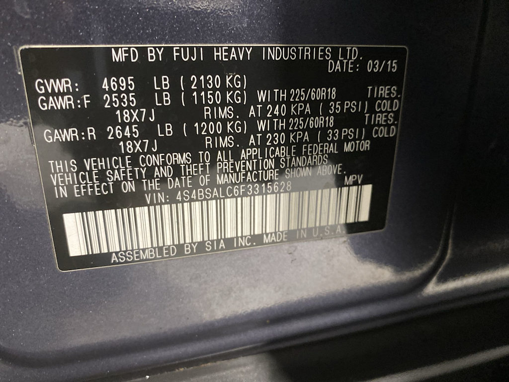 Thumbnail: 2015 Subaru Outback - 19