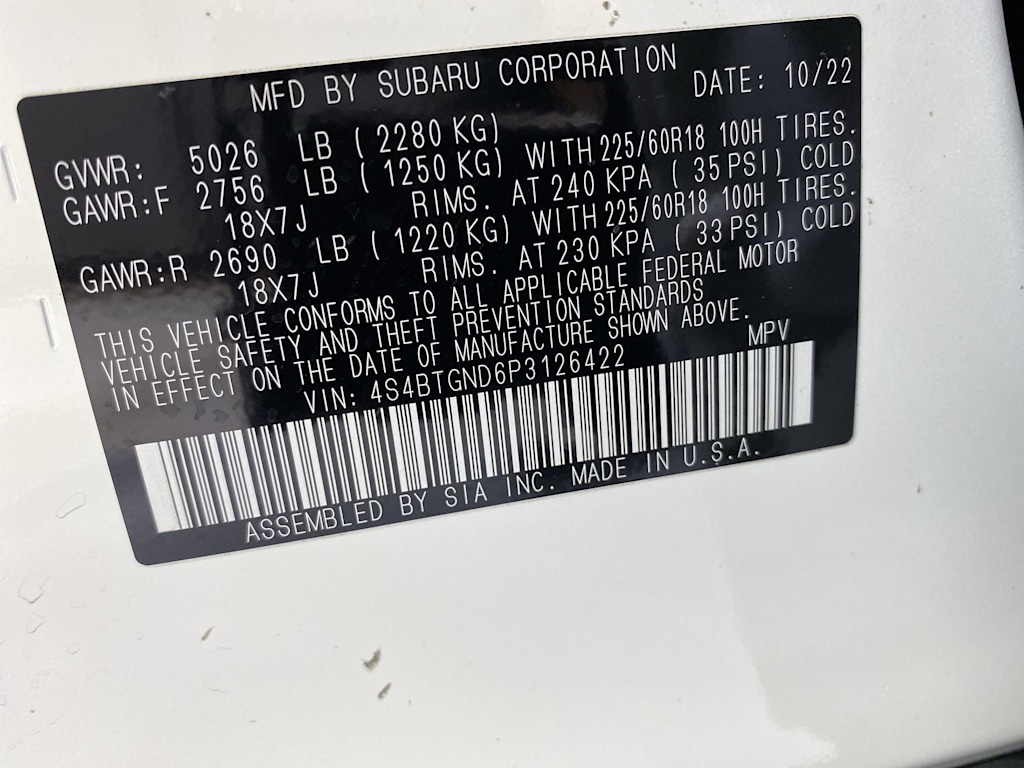 2023 Subaru Outback Limited 19