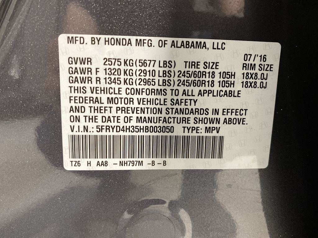 2017 Acura MDX Base 17